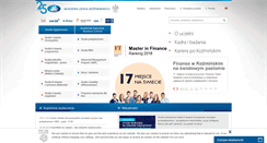 Desktop Screenshot of kozminski.edu.pl
