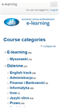 Mobile Screenshot of elearning.kozminski.edu.pl